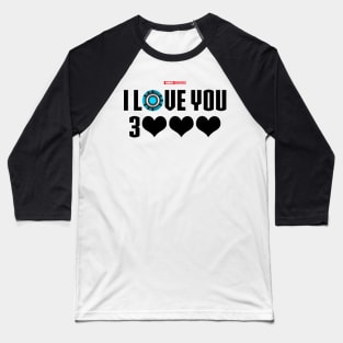 I Love You 3000 v6 (black) Baseball T-Shirt